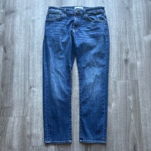 Mavi Jeans Mens 32x30 Straight Leg Dark Wash Denim Casual Pants